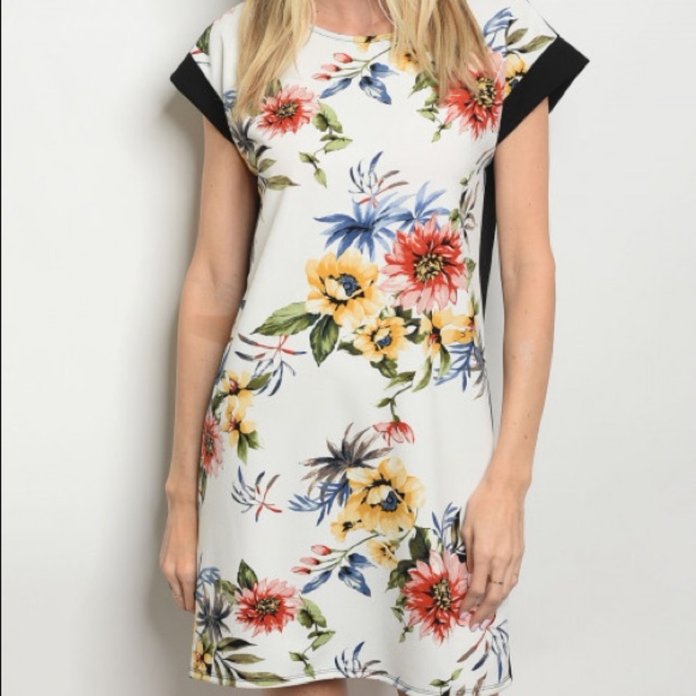 Spring floral dress